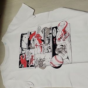 Boys dinosaur baseball shirt